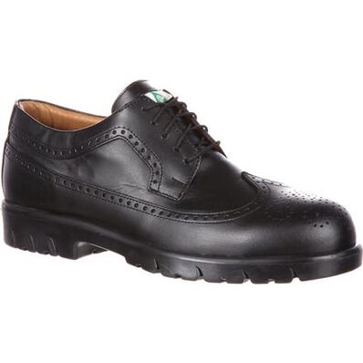 Mellow Walk David Steel Toe CSA-Approved Puncture-Resistant Work Wing-Tip Shoe, , large
