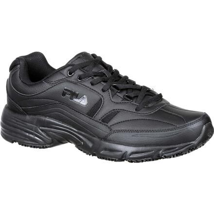 black slip resistant work shoes