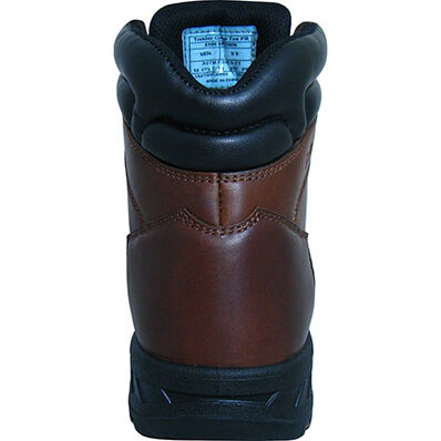 S Fellas by Genuine Grip Vulcan Men's 6 inch Composite Toe Puncture Resistant Waterproof Brown Leather Work Hiker, , large