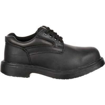 Genuine Grip Women's Slip-Resistant Steel Toe Oxford, , large