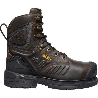 KEEN Utility® Philadelphia Men's 8 Inch CSA Carbon-Fiber Toe Internal Met Guard Waterproof Work Boot, , large