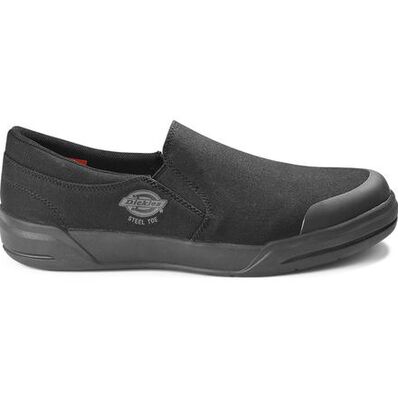 Dickies Supa Dupa Men's Steel Toe Electrical Hazard Canvas Slip-On Work Shoes, , large
