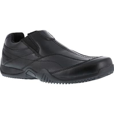 Grabbers Slip Resistant Eurocasual Slip-On Work Shoe, , large