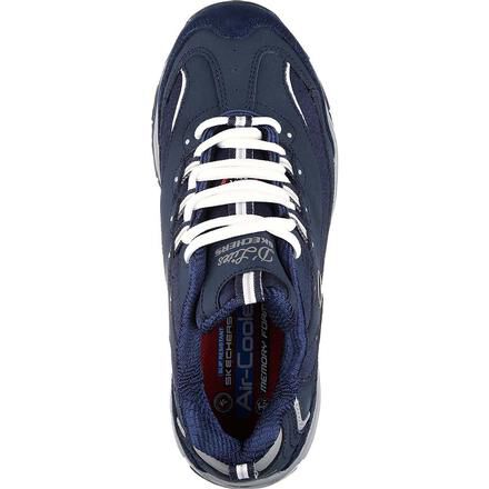 SKECHERS Work D Lites Pooler Alloy Toe Slip Resistant Work Athletic Shoe 76596NVCC