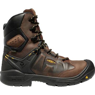 KEEN Utility® Dover Men's 8 Inch 600G Insulated Carbon-Fiber Toe Electrical Hazard Waterproof Work Boot, , large