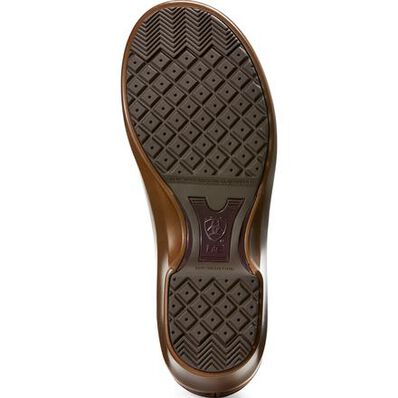 Ariat Expert Hera Women's Electrical Hazard Slip-Resistant Brown Leather Work Clog, , large