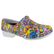 Easy WORKS by Easy Street Kris Bright Multi Floral Women's Slip-Resistant Slip-on Shoe, , large