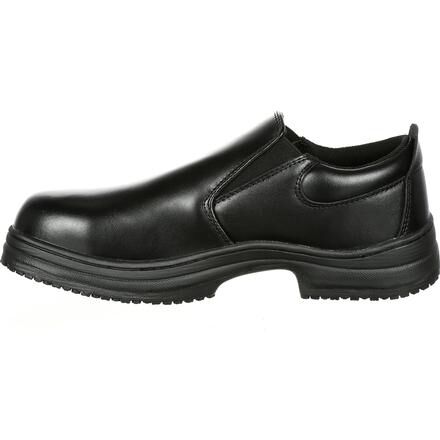 SlipGrips Steel Toe Slip Resistant Slip On Work Shoe SG7437