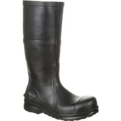 SlipGrips Steel Toe Slip-Resistant Waterproof Rubber Work Boot, , large
