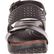 4EurSole Sprightly Women's Black Low Wedge Slingback Sandal, , large