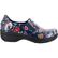 Easy WORKS by Easy Street Bind Women's Hot Coffee Patent Leather Slip-Resistant Clog, , large