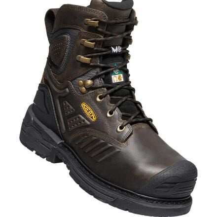 KEEN Utility Philadelphia Men s 8 Inch CSA Carbon Fiber Toe Internal Met Guard Waterproof Work Boot K1022169