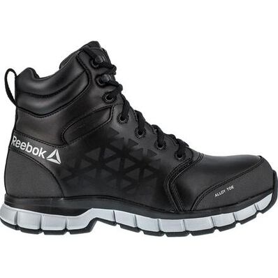 Reebok Sublite Cushion Work Men's 6 inch Alloy Toe Electrical Hazard Athletic Work Shoe, , large