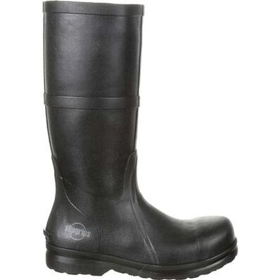 SlipGrips Steel Toe Slip-Resistant Waterproof Rubber Work Boot, , large
