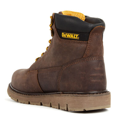 DEWALT® Flex Men's Steel Toe Brown Tie-Up Wedge Work Boots, , large