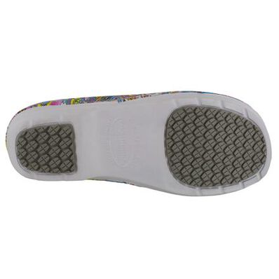 Easy WORKS by Easy Street Kris Bright Multi Floral Women's Slip-Resistant Slip-on Shoe, , large