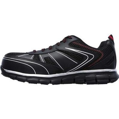 SKECHERS Synergy Fosston Alloy Toe Work Athletic Shoe, , large