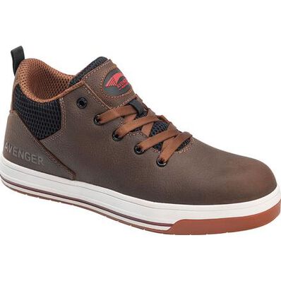 Avenger Swarm Mid Men's Aluminum Toe Static-Dissipative Slip-Resisting Work Shoe, , large