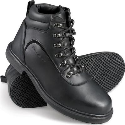 Genuine Grip Slip-Resistant Steel Toe Zipper Boot, GG7130