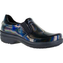 Easy WORKS by Easy Street Bind Women's Iridescent Patent Leather Slip-Resisting Clog