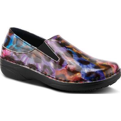 Spring Step Manila Leoflo Women's Slip-Resisting Leather Slip-On Shoe, , large