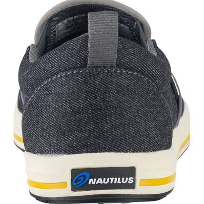 Nautilus Westside Men's Steel Toe Static-Dissipative Slip-Resisting Skate Slip-On Work Shoe, , large