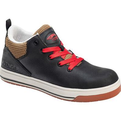 Avenger Swarm Mid Men's Aluminum Toe Static-Dissipative Slip-Resisting Work Shoe, , large