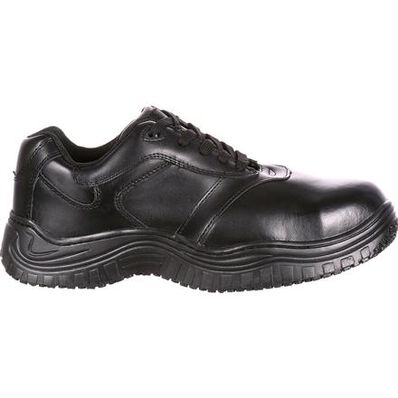 SlipGrips Steel Toe Slip-Resistant Work Shoe, , large