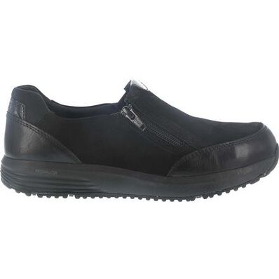 Rockport Works truSTRIDE Work Women's Steel Toe Work Slip-On Oxford, , large
