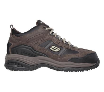 Skechers for work men's 70727 soft deals stride canopy slip resistant work boot