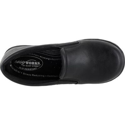 Easy WORKS by Easy Street Leeza Women's Slip-Resistant Slip-on Work Shoe, , large