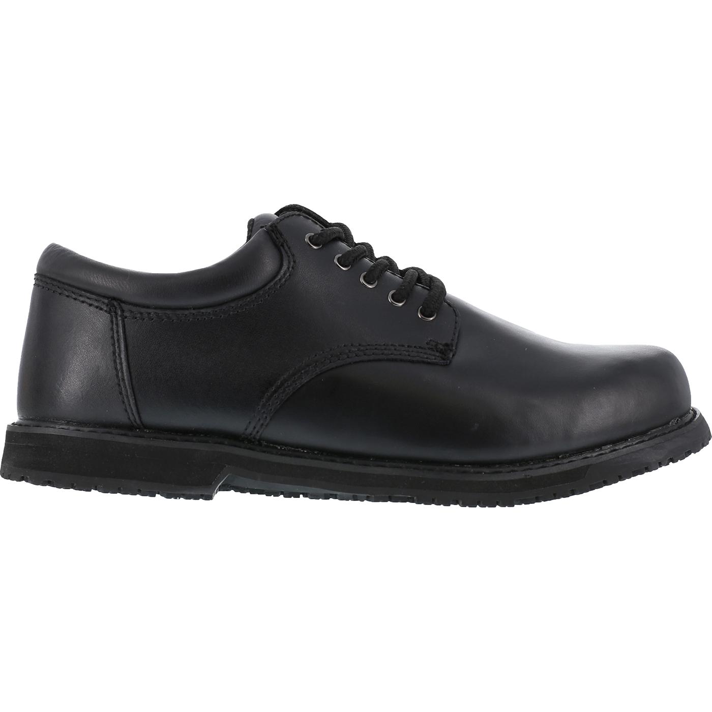 Women's Slip-Resistant Oxford Black work shoe by Grabbers #G112