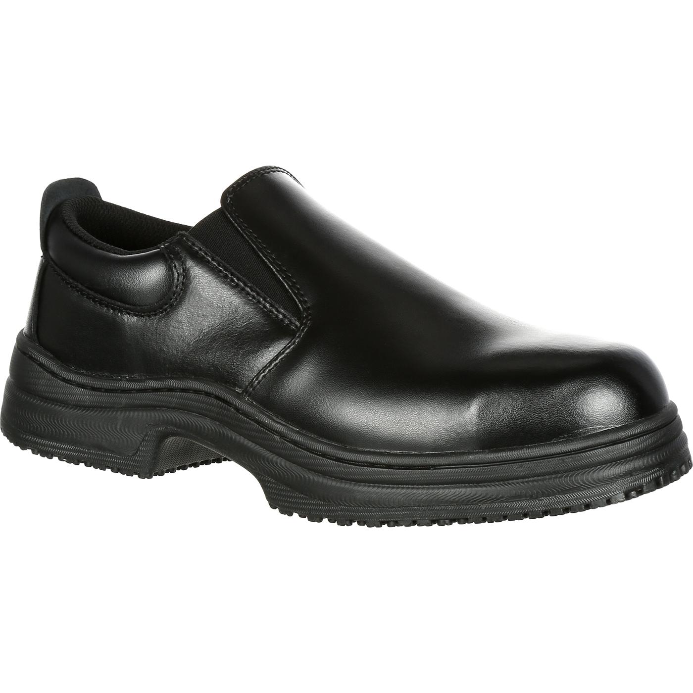 name brand slip resistant work shoes