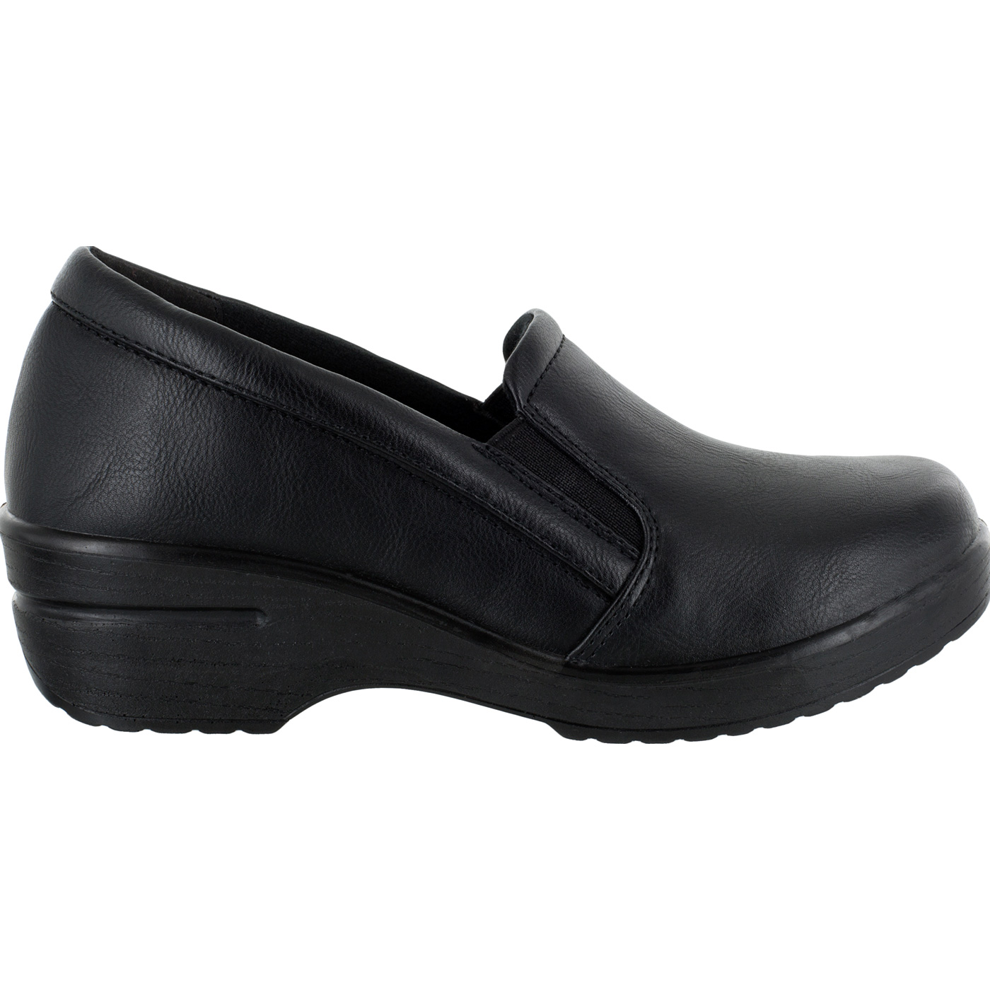 non slip black work shoes womens
